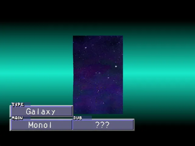 Galaxy Monster Rancher 2 Monol
