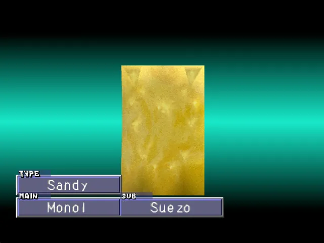 Monol/Suezo (Sandy) Monster Rancher 2 Monol