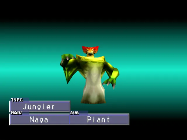 Naga/Plant (Jungler) Monster Rancher 2 Naga