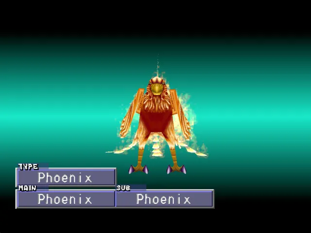 Phoenix Monster Rancher 2 Phoenix