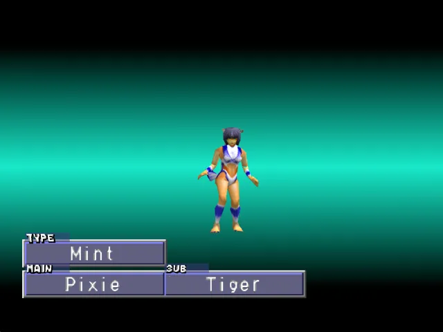 Pixie/Tiger (Mint) Monster Rancher 2 Pixie