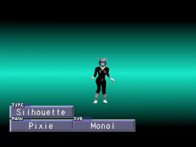 Pixie/Monol (Silhouette) Monster Rancher 2 Pixie
