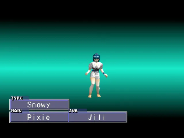 Pixie/Jill (Snowy) Monster Rancher 2 Pixie