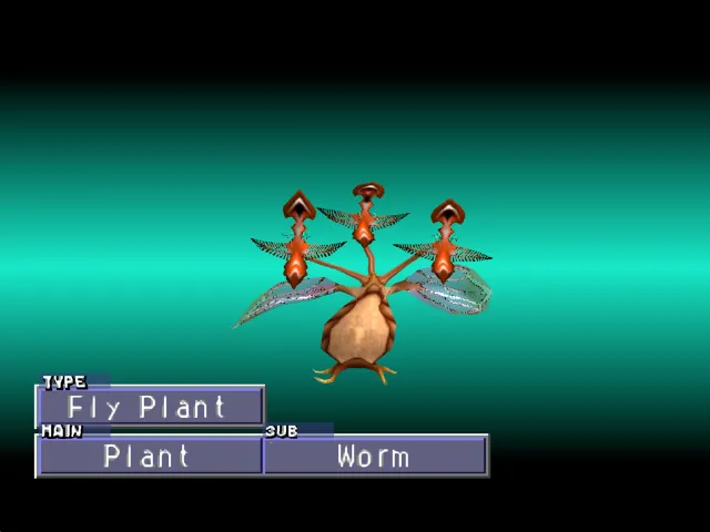 Plant/Worm (Fly Plant) Monster Rancher 2 Plant