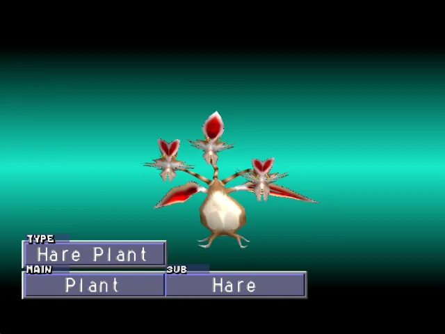 Plant/Hare (Hare Plant) Monster Rancher 2 Plant