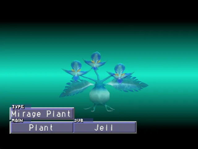 Plant/Jell (Mirage Plant) Monster Rancher 2 Plant