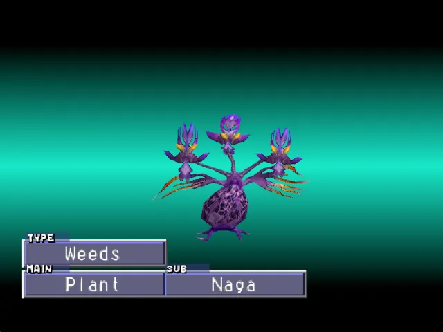 Plant/Naga (Weeds) Monster Rancher 2 Plant