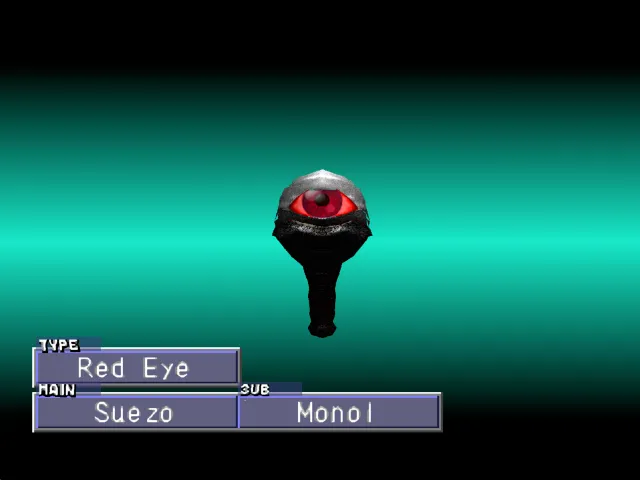 Suezo/Monol (Red Eye) Monster Rancher 2 Suezo