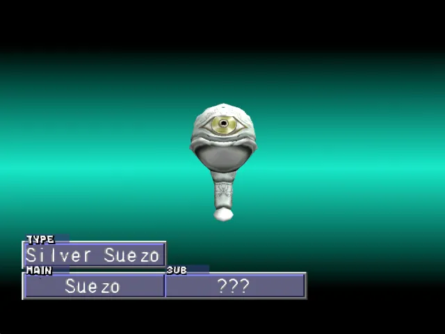Silver Suezo Monster Rancher 2 Suezo