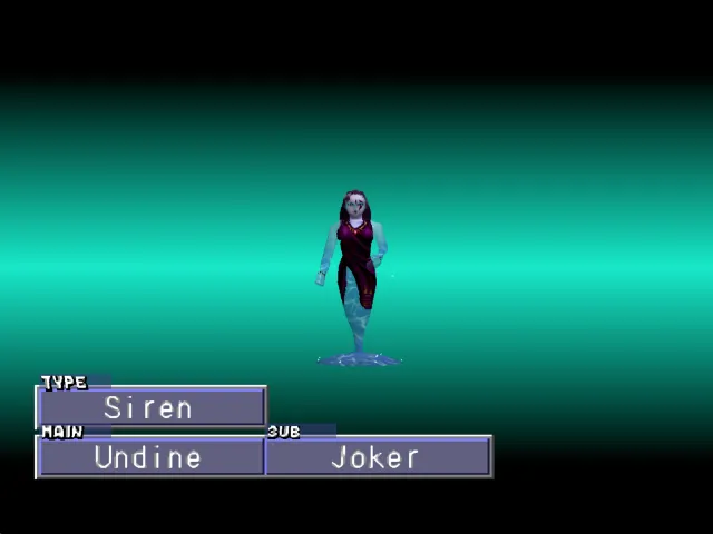 Undine/Joker (Siren) Monster Rancher 2 Undine