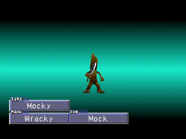 Wracky/Mock (Mocky) Monster Rancher 2 Wracky