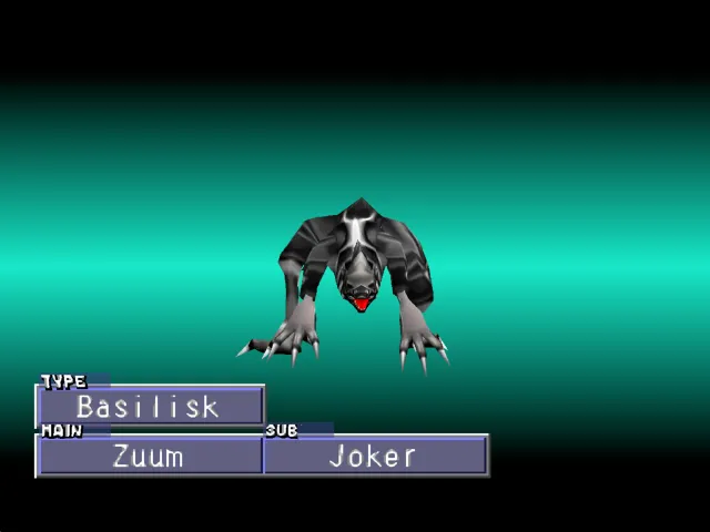 Zuum/Joker (Basilisk) Monster Rancher 2 Zuum